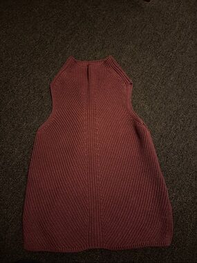 Max Studio Sleeveless Knit Tunic in Dusty Mauve